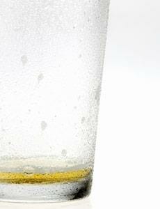 leeg bier glas, cenosillicafobie